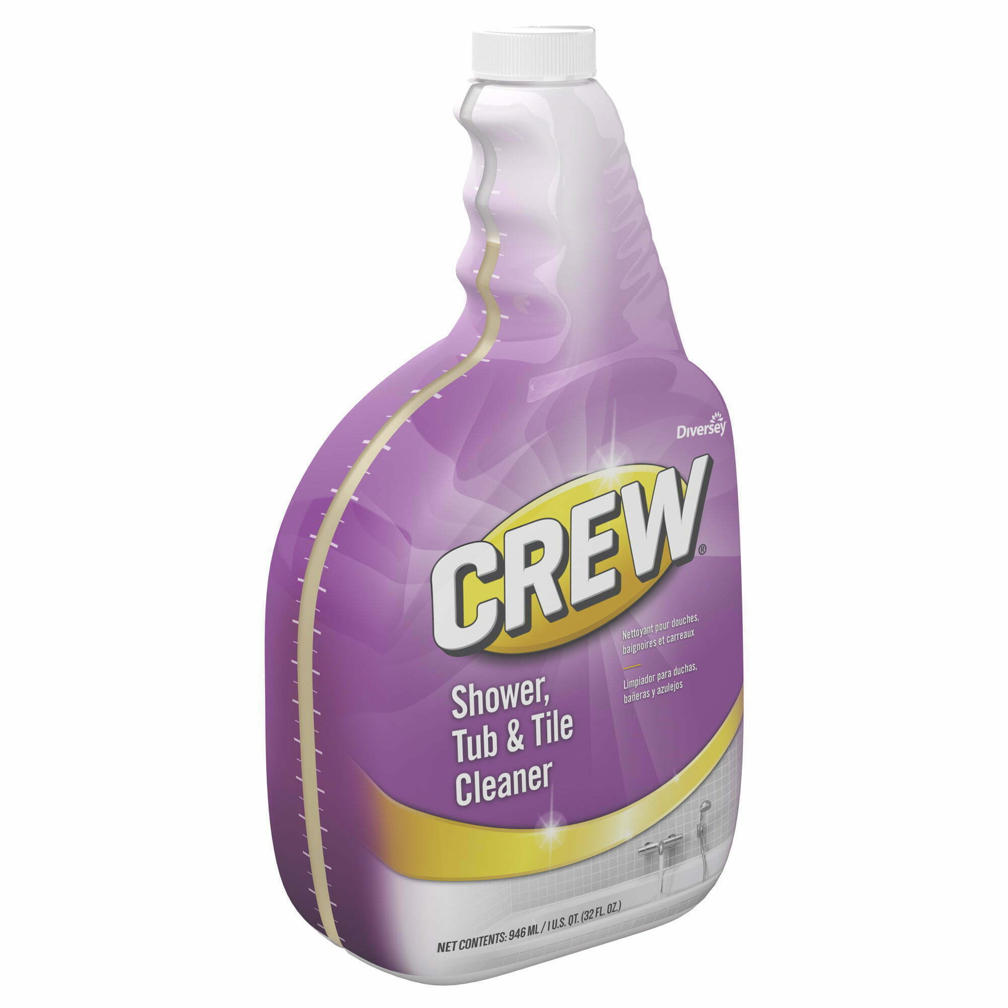Crew Shower, Tub & Tile Cleaner, 32 oz, RTU Bermuda Janitorial Supply